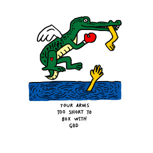 Boxing Crokodile Unisex Tshirt T Shirt