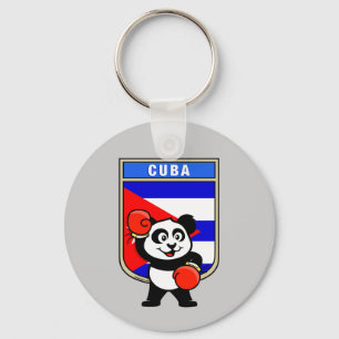 Boxing Cuba Panda Nyckelring