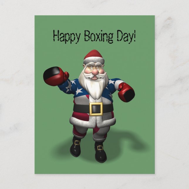 Boxing Day i lycklig! Vykort (Framsida)