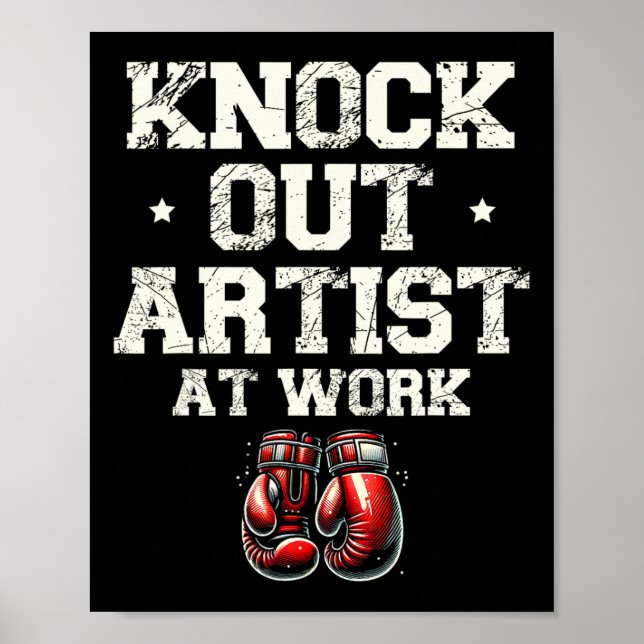 Boxing Day Kärlek Boxing Training Coach Fighter 11 Poster (Framsidan)