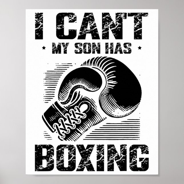 Boxing Day Kärlek Boxing Training Coach Fighter 4 Poster (Framsidan)