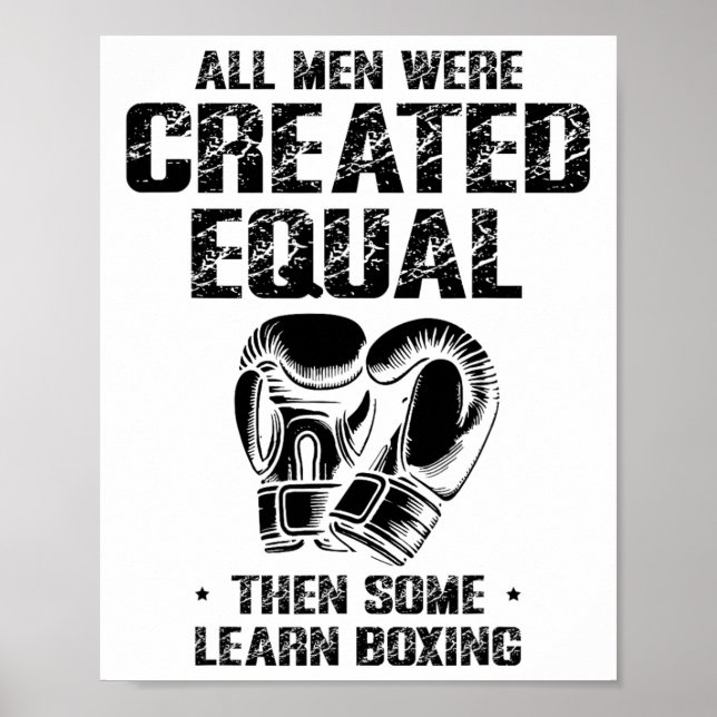 Boxing Day Kärlek Boxing Training Coach Fighter Poster (Framsidan)