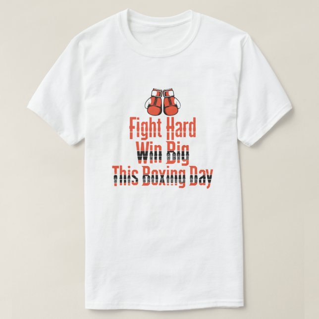 Boxing Day-köpare T-shirt (Design framsida)
