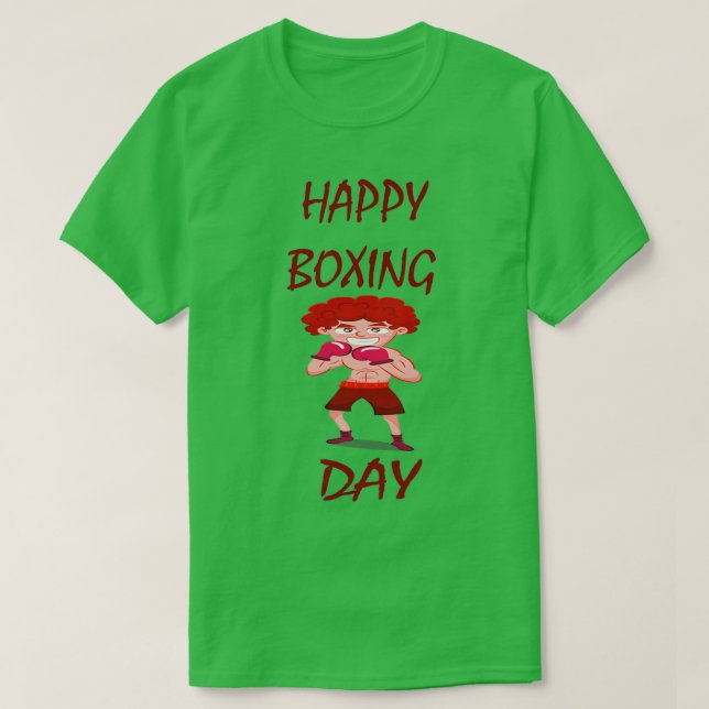 Boxing Day lycklig T Shirt (Design framsida)