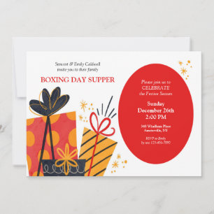 Boxing Day Oval Inbjudningar