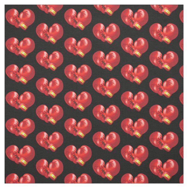 Boxing Design Fabric Tyg (Provkarta)