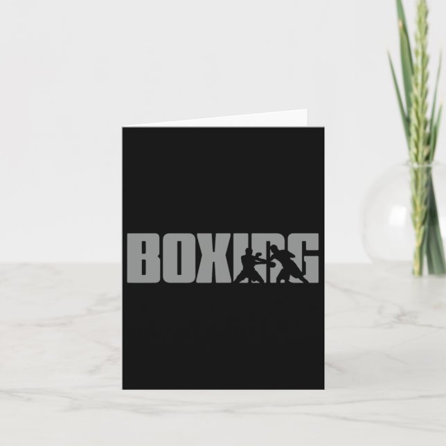 Boxing Design for Boxer - Boxing Kort (Framsida)