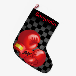 Boxing Design Stor julklapp Julstrumpa