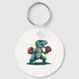 Boxing Dinosaur Boxer T-rex Kickboxing Dino Boxing Nyckelring