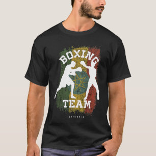 Boxing Etiopien Combat Sports Fighter Boxing T Shirt