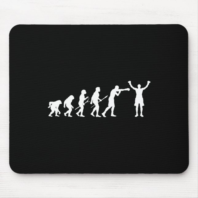 Boxing Evolution - Boxing Älskare Boxer Kickboxing Musmatta (Framsidan)