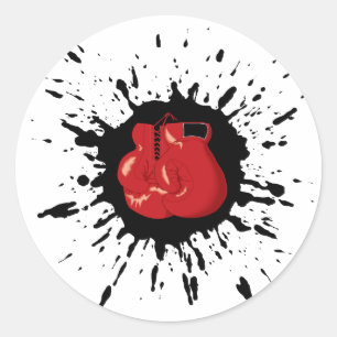 Boxing Explosion Runt Klistermärke