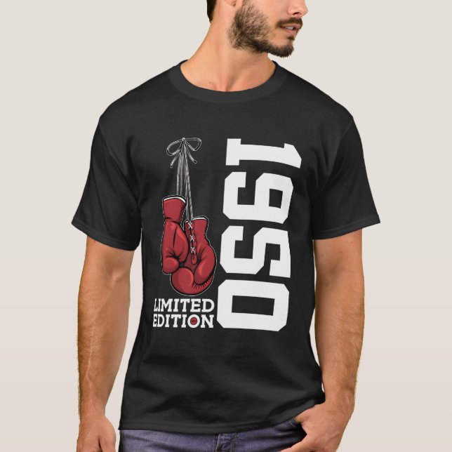 Boxing Fight 1950 Boxer 73Rd Boxes T Shirt (Framsida)