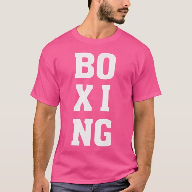 Boxing - Fighter-boxare T Shirt (Framsida)