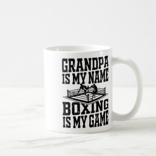 Boxing Fighter Boxing Grandpa är min Namn Boxing ä Kaffemugg