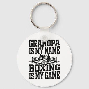 Boxing Fighter Boxing Grandpa är min Namn Boxing ä Nyckelring