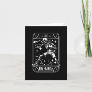 Boxing Fighter - Handskar Sparring Boxer Skeleton Kort