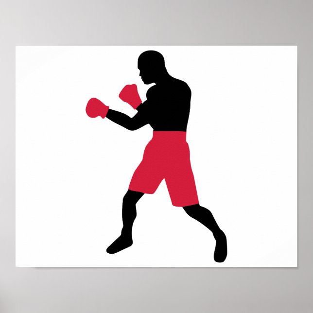 Boxing fighter poster (Framsidan)