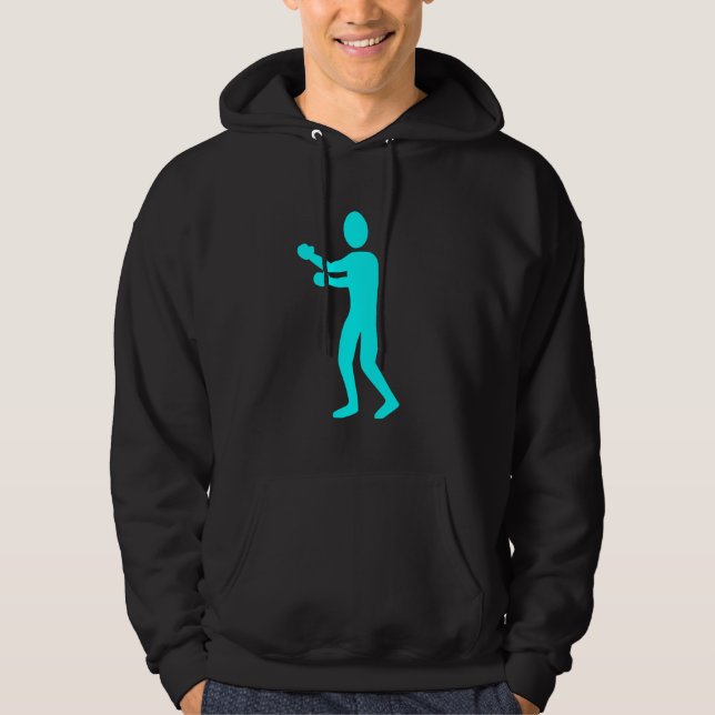 Boxing Figur - Cyan Munkjacka (Framsida)