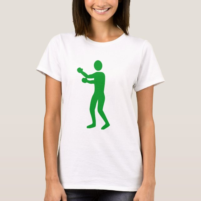 Boxing Figur - Grass Grönt T Shirt (Framsida)