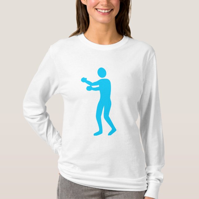 Boxing Figur - Himlar Blue T-shirt (Framsida)
