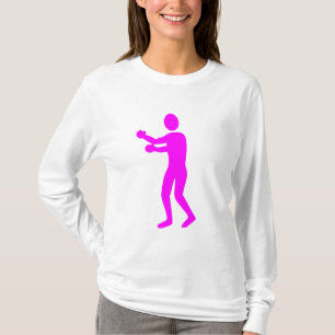 Boxing Figur - Magenta T Shirt