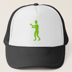 Boxing Figur - Martian Grönt Truckerkeps