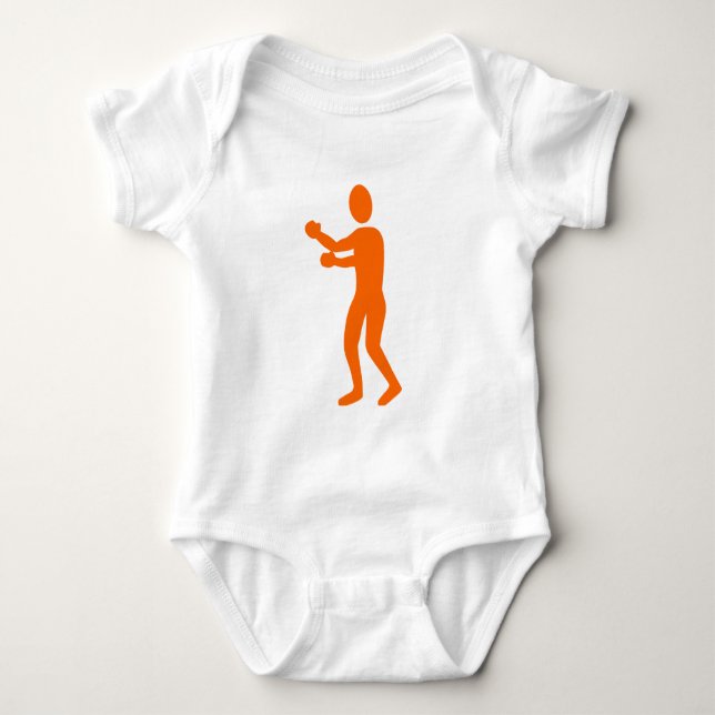 Boxing Figur - Orange Tee Shirt (Framsida)