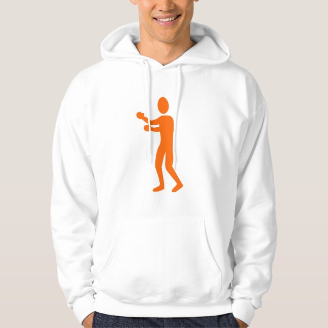 Boxing Figur - Orange Tröja Med Luva (Framsida)