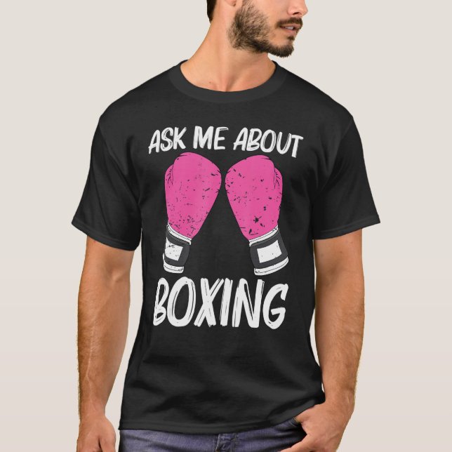 Boxing För manar Women Boxer Sparring Match T Shirt (Framsida)