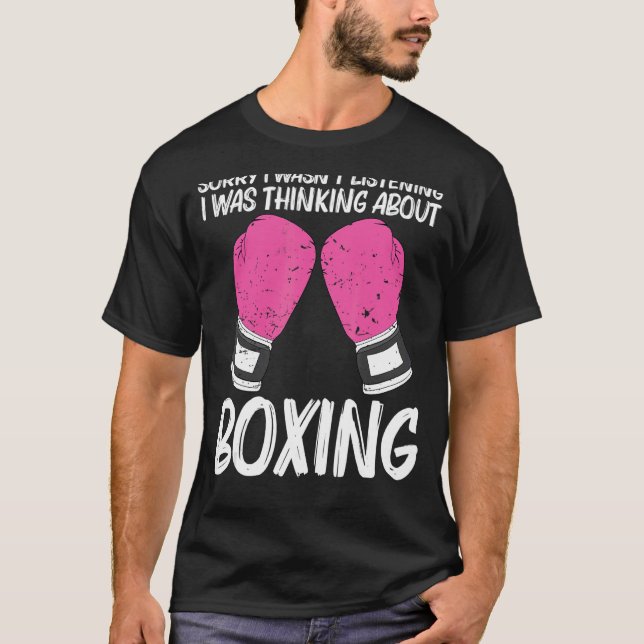 Boxing För manar Women Boxer Sparring Match T Shirt (Framsida)