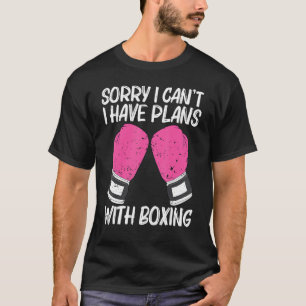 Boxing För manar Women Boxer Sparring Match T Shirt