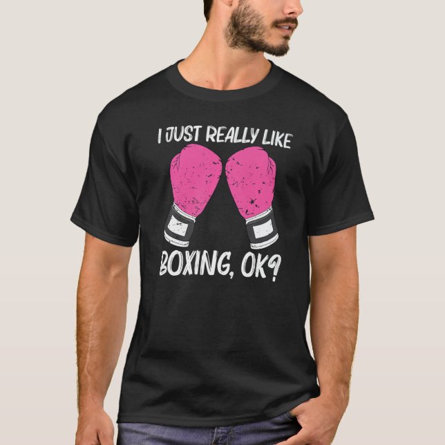 Boxing För manar Women Boxer Sparring Match T Shirt (Framsida)