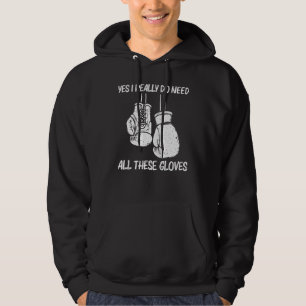 Boxing För manar Women Kickboxing Coach Boxer Glov Hoodie