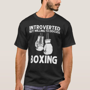 Boxing För manar Women Kickboxing Coach Boxer Glov T Shirt