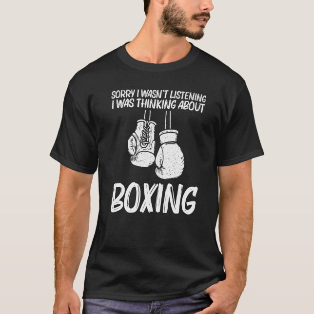Boxing För manar Women Kickboxing Coach Boxer Glov T Shirt (Framsida)