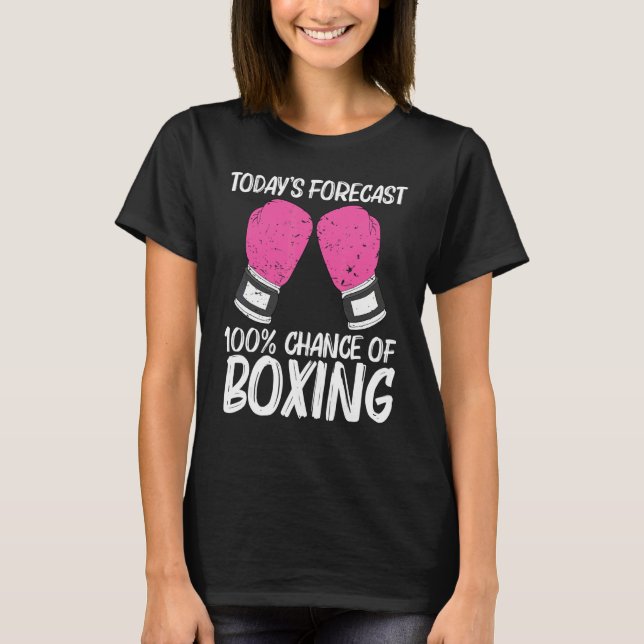 Boxing For Men Women Boxer Sparring Match T Shirt (Framsida)