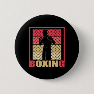 Boxing Forever - Boxing Fläkt - Boxer - Boxing Gym Knapp