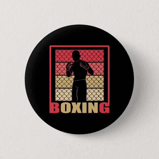 Boxing Forever - Boxing Fläkt - Boxer - Boxing Gym Knapp (Framsida)