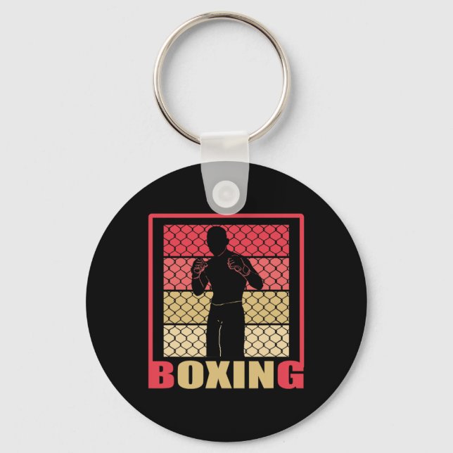 Boxing Forever - Boxing Fläkt - Boxer - Boxing Gym Nyckelring (Framsida)