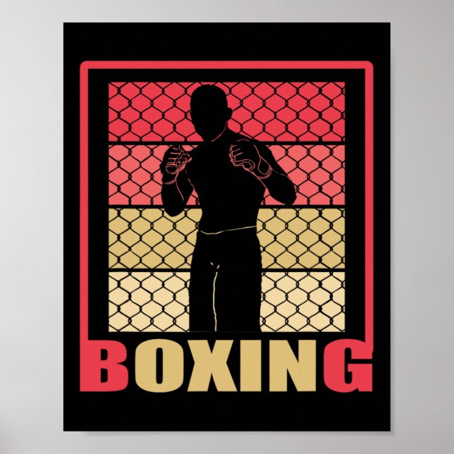 Boxing Forever - Boxing Fläkt - Boxer - Boxing Gym Poster (Framsidan)
