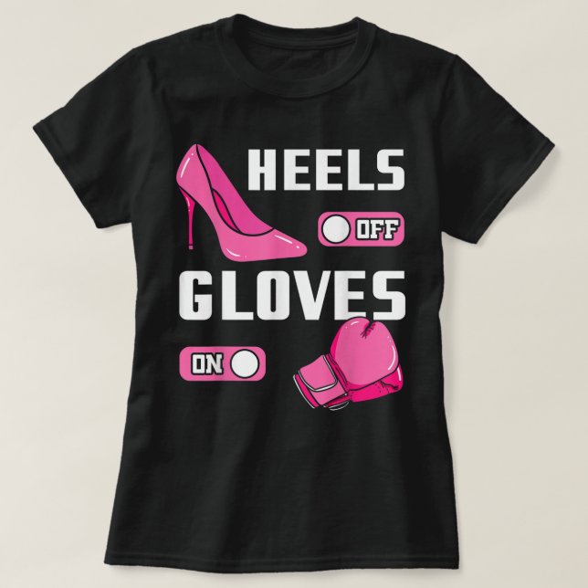 Boxing Girl Boxer Female coach Combat Sport Traine T Shirt (Design framsida)