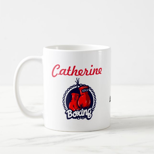 Boxing Girl Kaffemugg (Vänster)