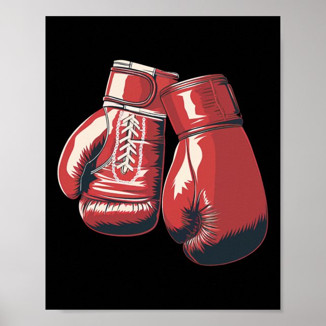 Boxing Glove Combat Sport Boxing Student Poster (Framsidan)