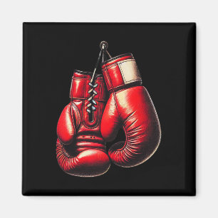 Boxing Glove Red Boxing Sport Boxer Kickbox Magnet