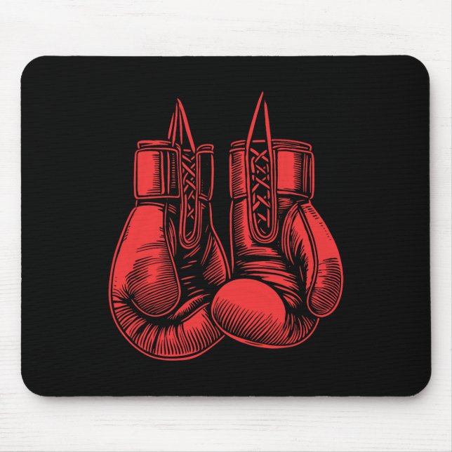 Boxing Glove Sport Boxer Kickboxer Workout Fighti Musmatta (Framsidan)