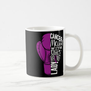 Boxing Glove Tee för ökad medvetenhet om pankreas Kaffemugg