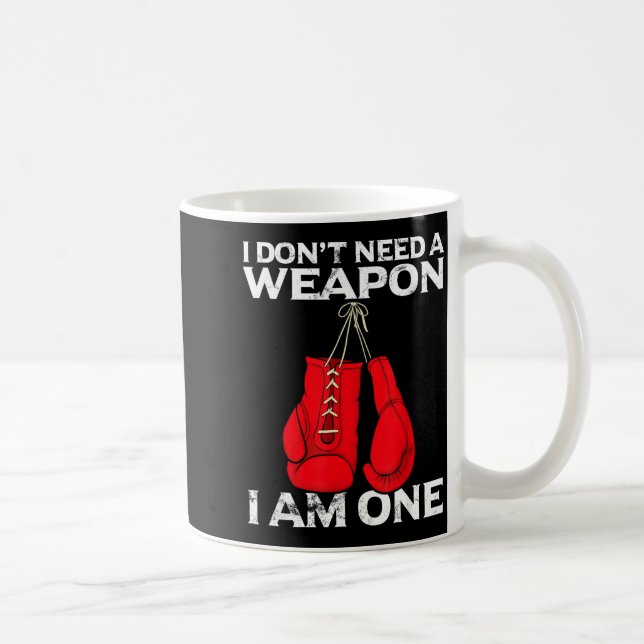 Boxing Gloves I Don't Need A Wean Combat Boxer  Kaffemugg (Höger)