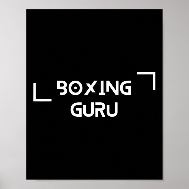 Boxing Guru Poster (Framsidan)