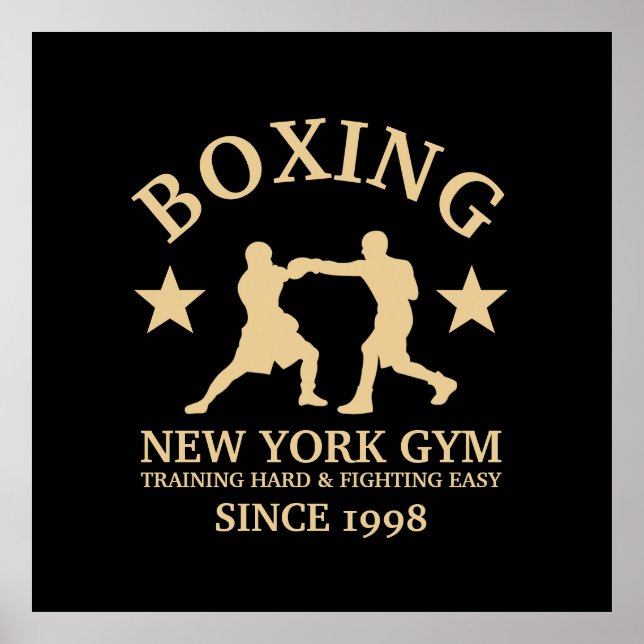 Boxing Gym, Pro Fighters Poster (Framsidan)